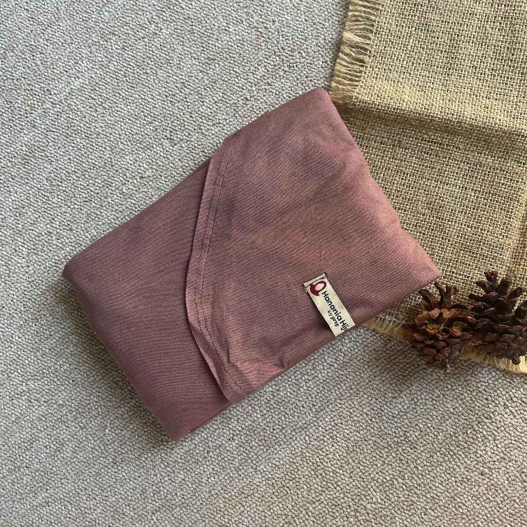 Hanania Hijab - Aldera Pashban Pashmina Bandana Kaos Oval Tali Syar'i Rayon Cooltech Premium | Pashmina Bandana Oval Kaos Rayon Cooltech