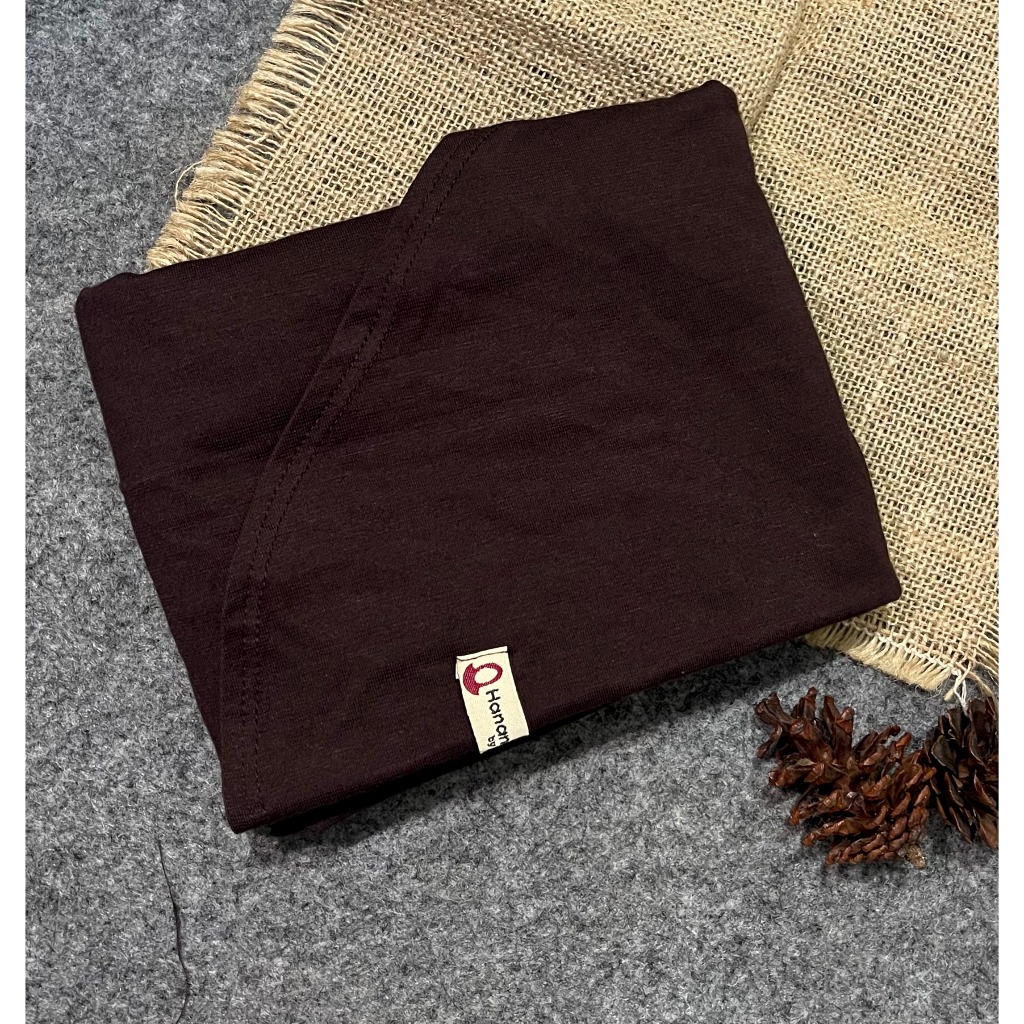 Hanania Hijab - Aldera Pashban Pashmina Bandana Kaos Oval Tali Syar'i Rayon Cooltech Premium | Pashmina Bandana Oval Kaos Rayon Cooltech