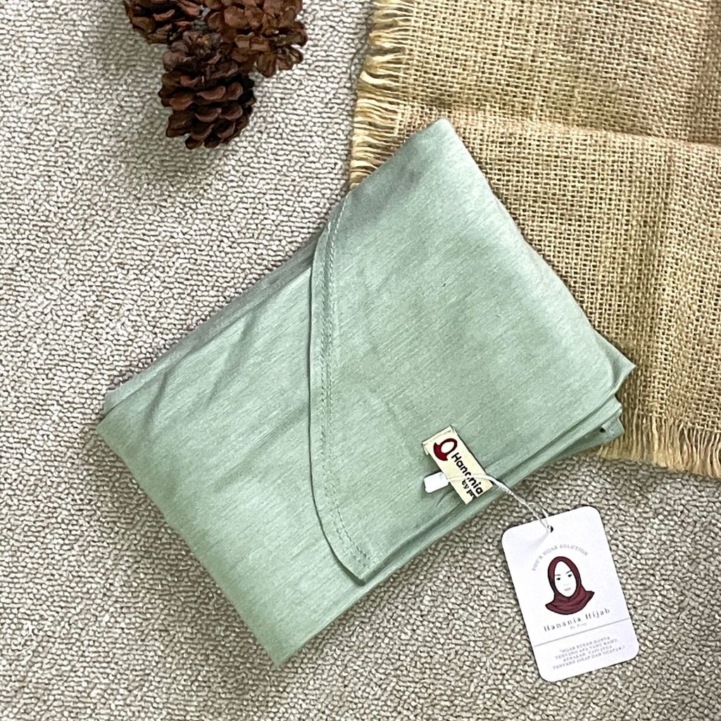 Hanania Hijab Zhia EXTRA LARGE Pashmina Oval Inner Leher Jumbo Syar'i Kaos Rayon Cooltech | Pashmina