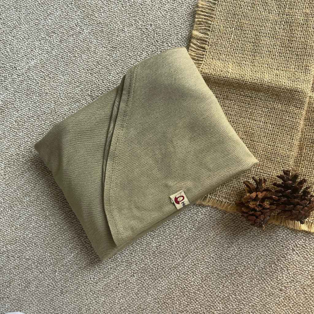 Hanania Hijab - Aldera Pashban Pashmina Bandana Kaos Oval Tali Syar'i Rayon Cooltech Premium | Pashmina Bandana Oval Kaos Rayon Cooltech