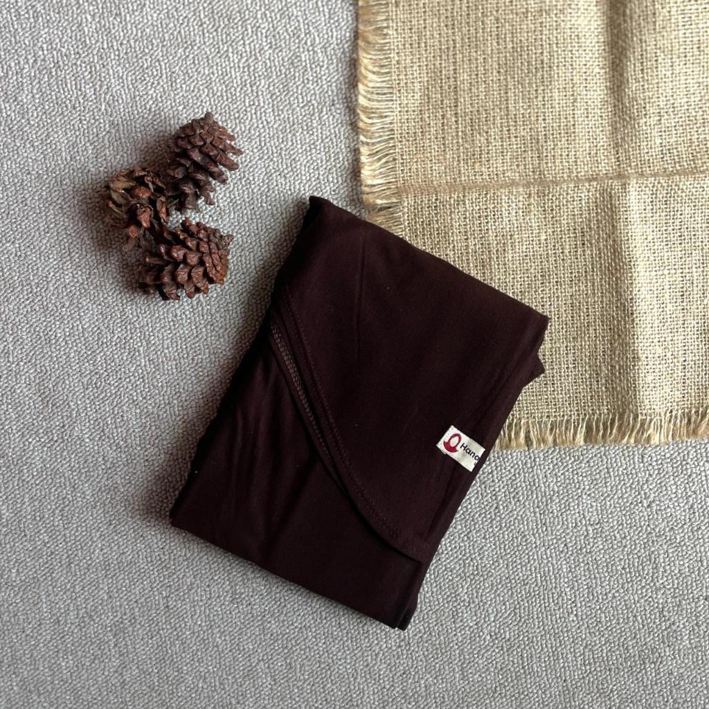Hanania Hijab Zhia EXTRA LARGE Pashmina Oval Inner Leher Jumbo Syar'i Kaos Rayon Cooltech | Pashmina