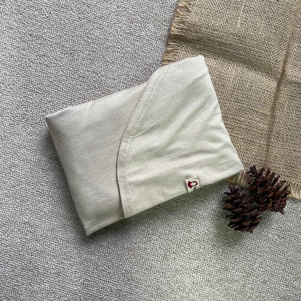 Hanania Hijab - Clara Pashmina Kaos Oval Rayon Premium | Pashmina Oval Meleyot Bahan Cotton Rayon