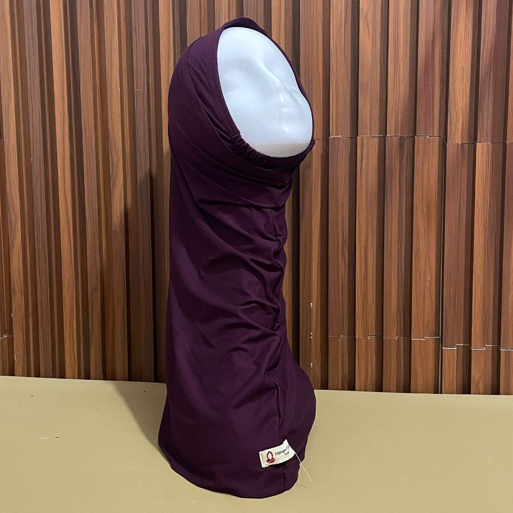 Hanania Hijab - Bergo Instan Padel Size M Karet Dagu Softpad Rayon Airflow Cooltech | Bego Kaos Daily Sporty