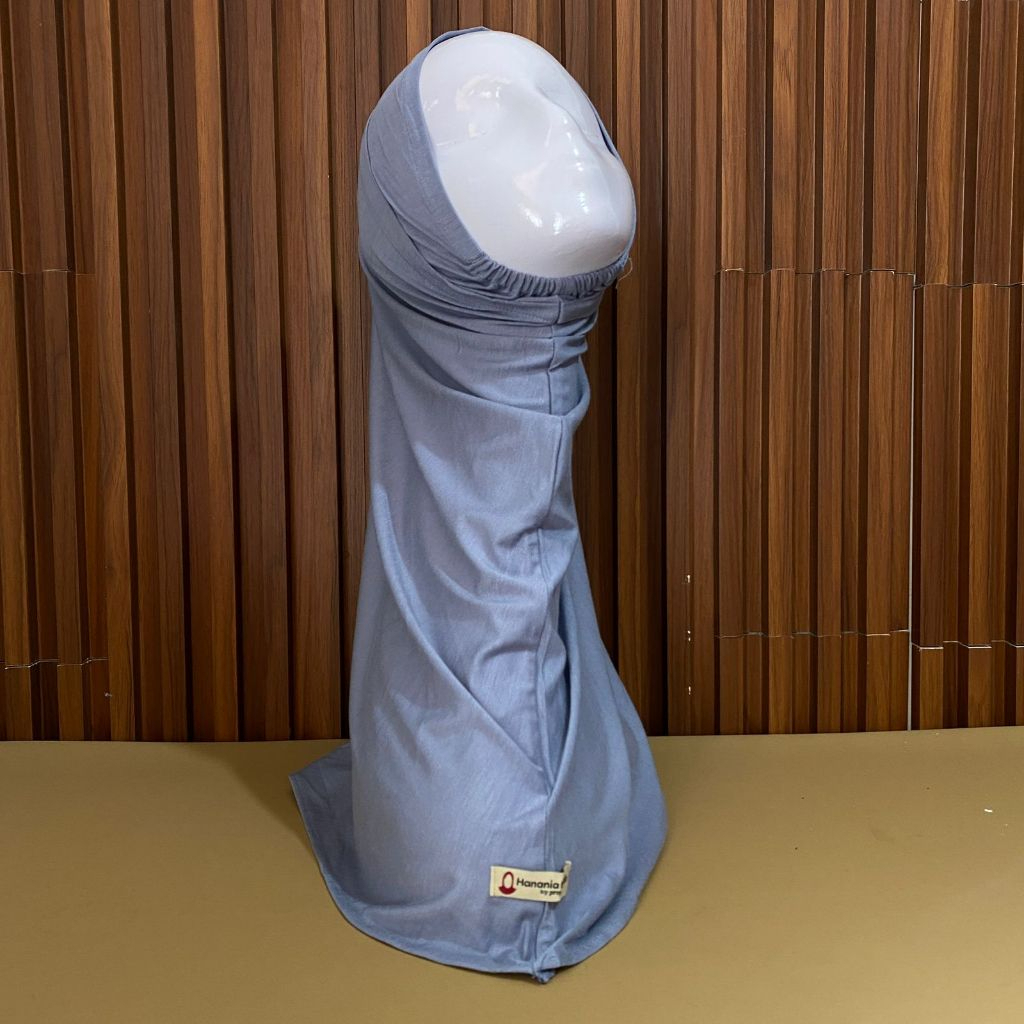 Hanania Hijab - Bergo Instan Padel Size L Karet Dagu Softpad Rayon Airflow Cooltech