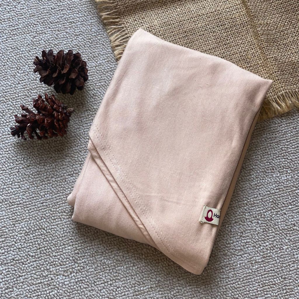 Hanania Hijab - Clara Pashmina Kaos Oval Rayon Premium | Pashmina Oval Meleyot Bahan Cotton Rayon