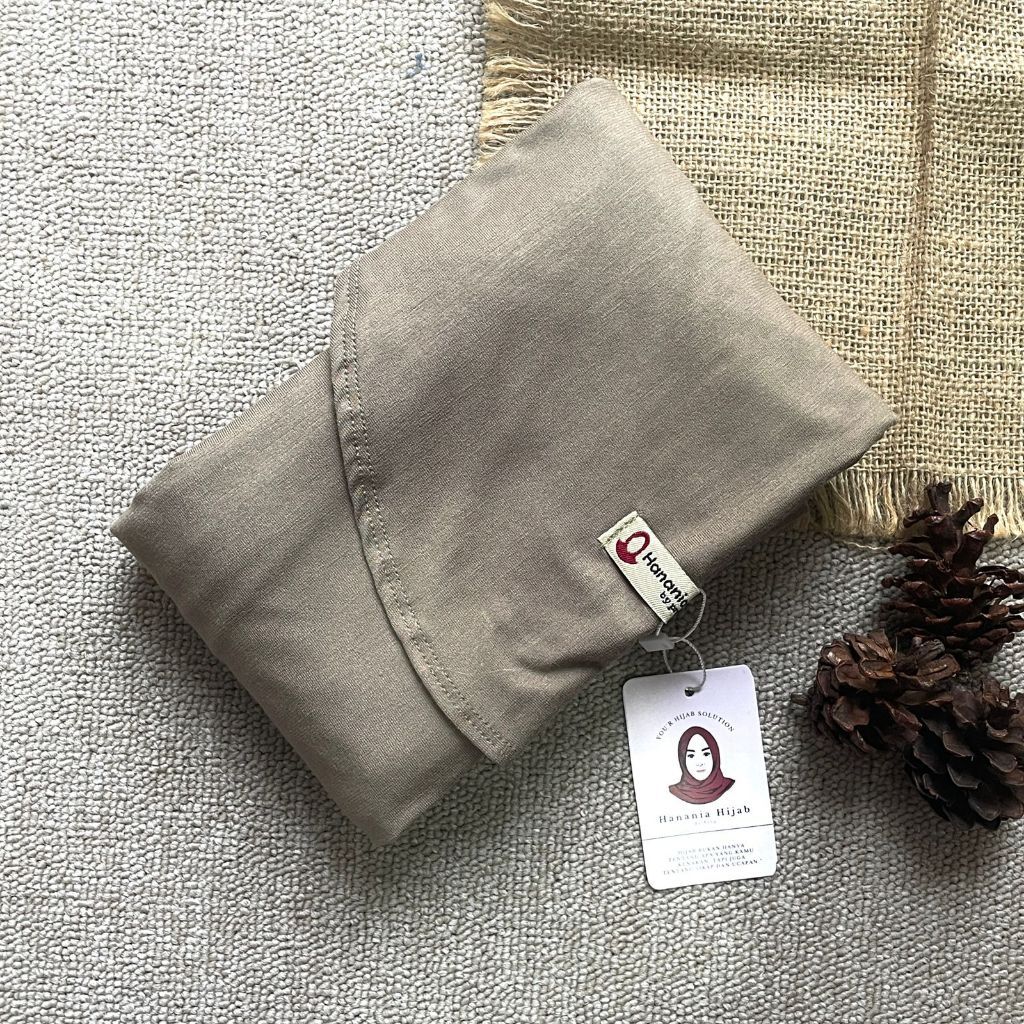 Hanania Hijab - Clara Pashmina Kaos Oval Rayon Premium | Pashmina Oval Meleyot Bahan Cotton Rayon