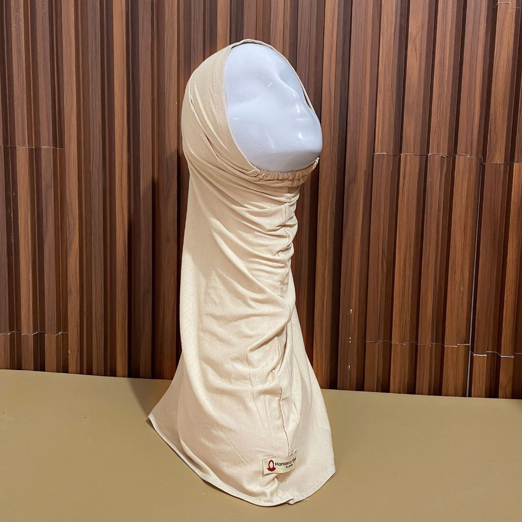 Hanania Hijab - Bergo Instan Padel Size M Karet Dagu Softpad Rayon Airflow Cooltech | Bego Kaos Daily Sporty