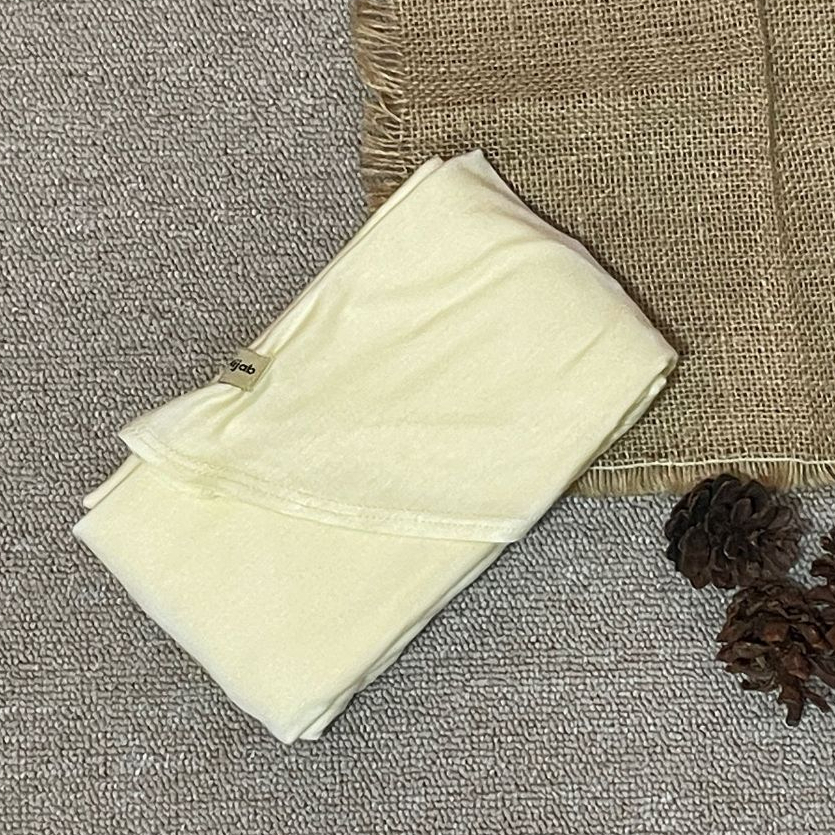 Hanania Hijab - Kiandra Pashmina Kaos Oval Syar'i Rayon Premium | Pashmina Oval Meleyot L Kaos Rayon