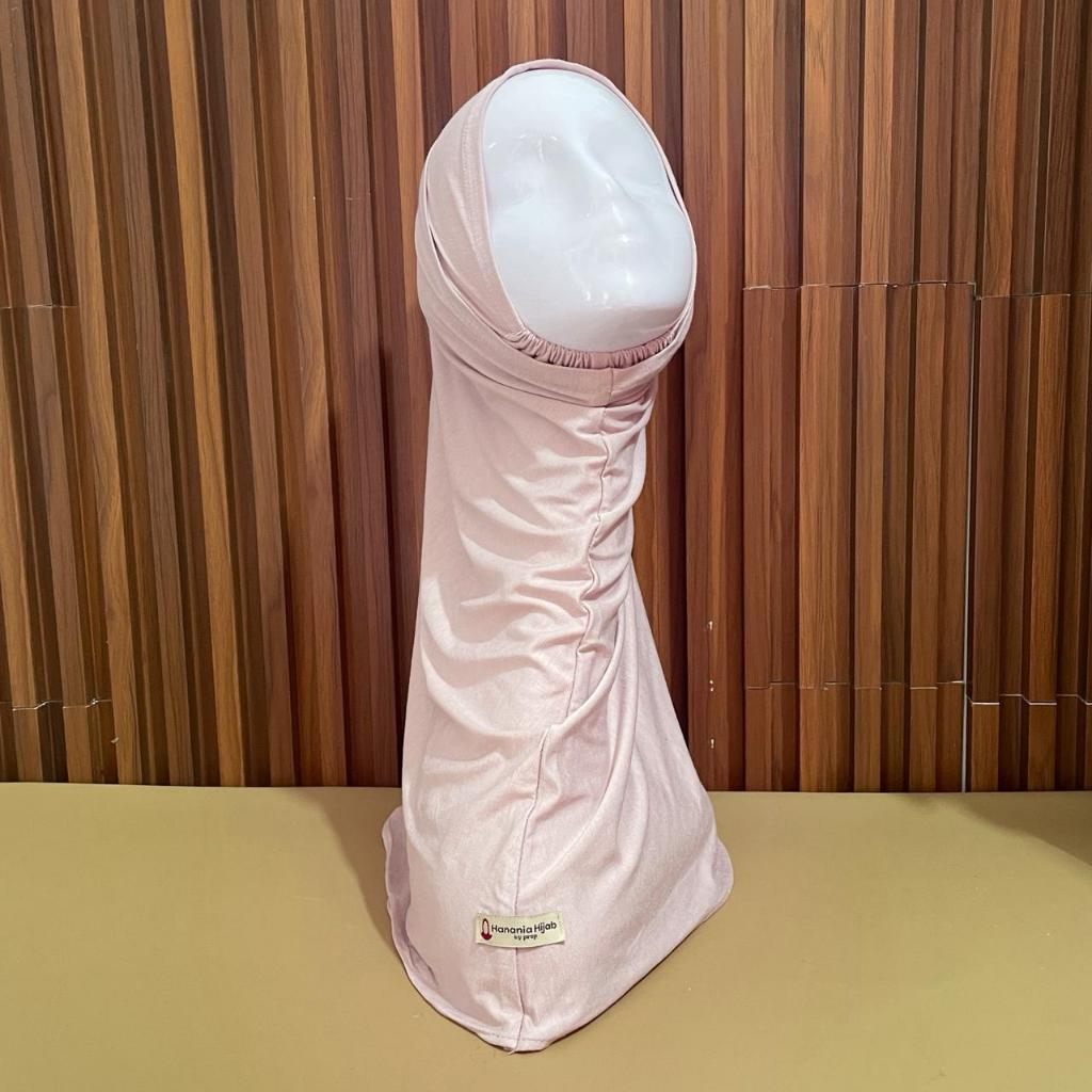 Hanania Hijab - Bergo Instan Padel Size M Karet Dagu Softpad Rayon Airflow Cooltech