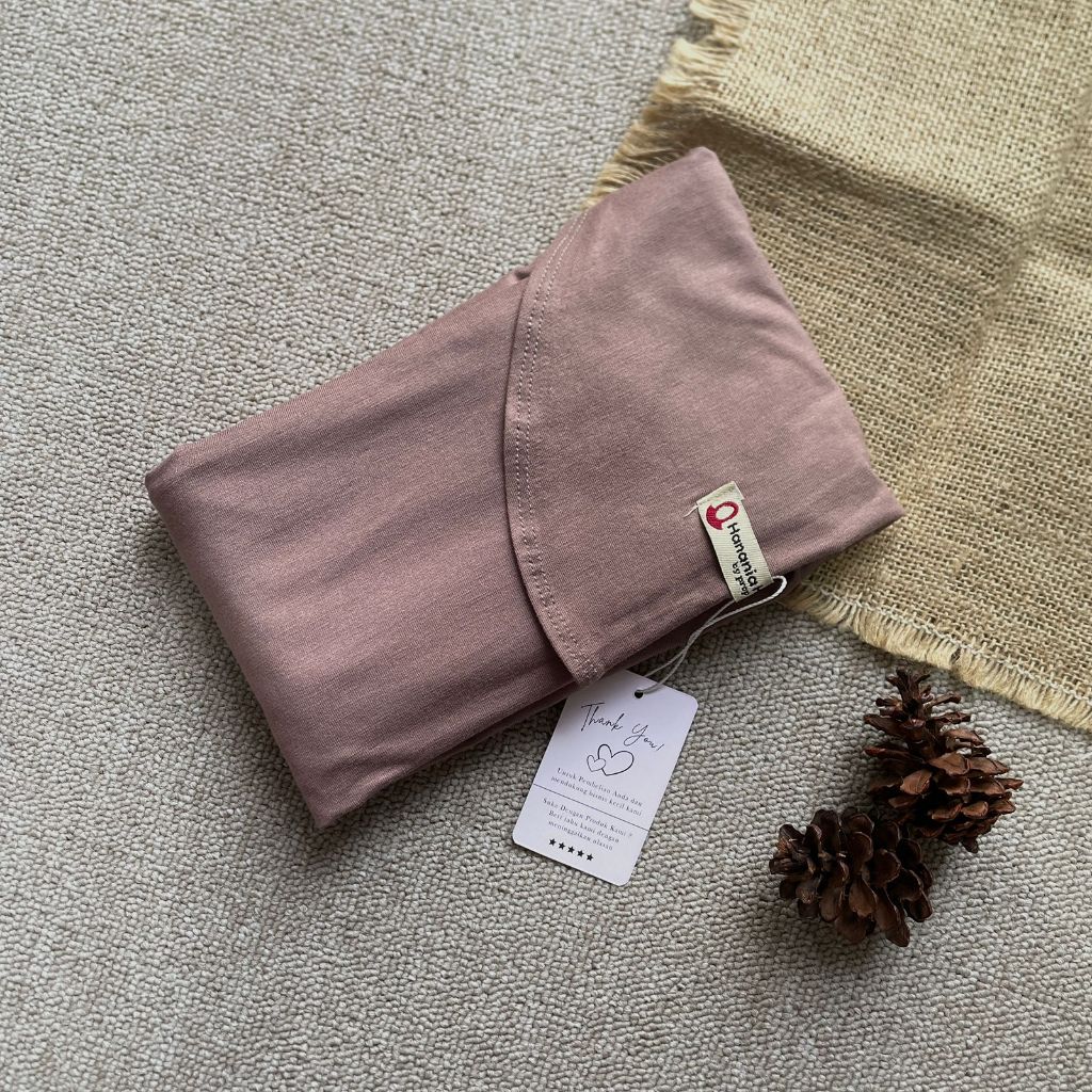 Hanania Hijab | Zhia Pashmina Oval Inner Leher Kaos Rayon Cooltech | Pashmina Meleyot Instan 2In1