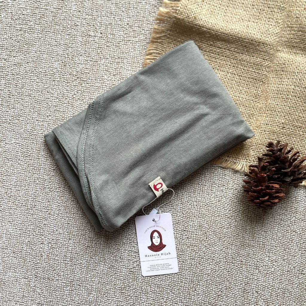 Hanania Hijab - Kiandra Pashmina Kaos Oval Syar'i Rayon Premium | Pashmina Oval Meleyot L Kaos Rayon