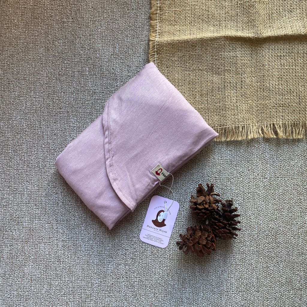 Hanania Hijab - Zhia L Bamboo Pashmina Oval Inner 3in1 Syar'i Rayon Bamboo Premium | Pashmina Instan Inner 3in1 L Rayon Bamboo