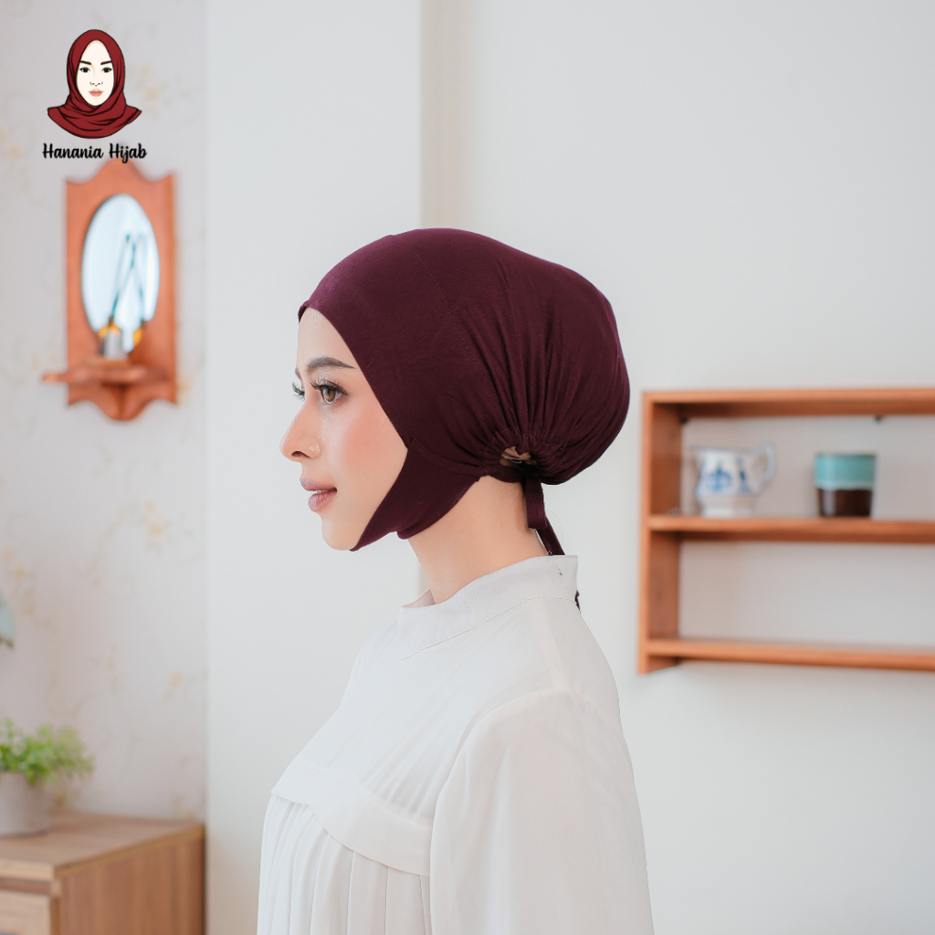 Hanania Hijab - Ciput Dagu Anti Geser Anti Pusing Rayon Airflow  Cooltech | Inner Dagu Anti Slip